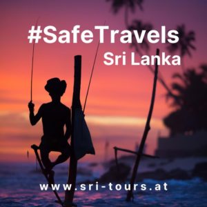 corona in sri lanka - safe travels stamp