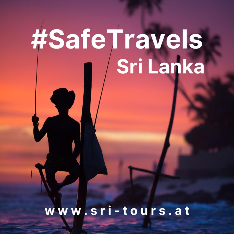 11corona in sri lanka - safe travels stamp